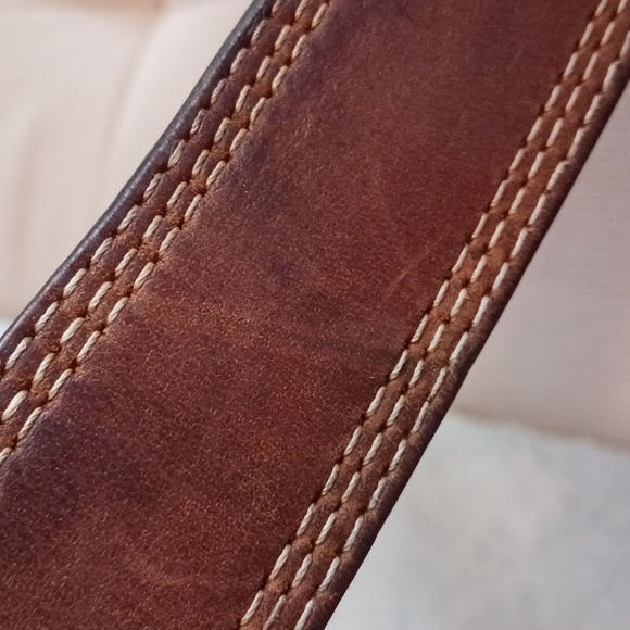 Carhartt~ Brown leather belt - Picture 11 of 12